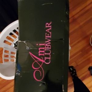 My blue calf high boots